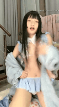 ♥️醉酒萝莉 旺仔牛逼糖 可爱兔耳朵摆弄姿势自摸揉奶 图 02