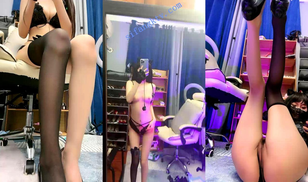 ₩ 175长腿女神 逆天的大长腿情趣服丝袜特写骚逼超诱惑 图 08