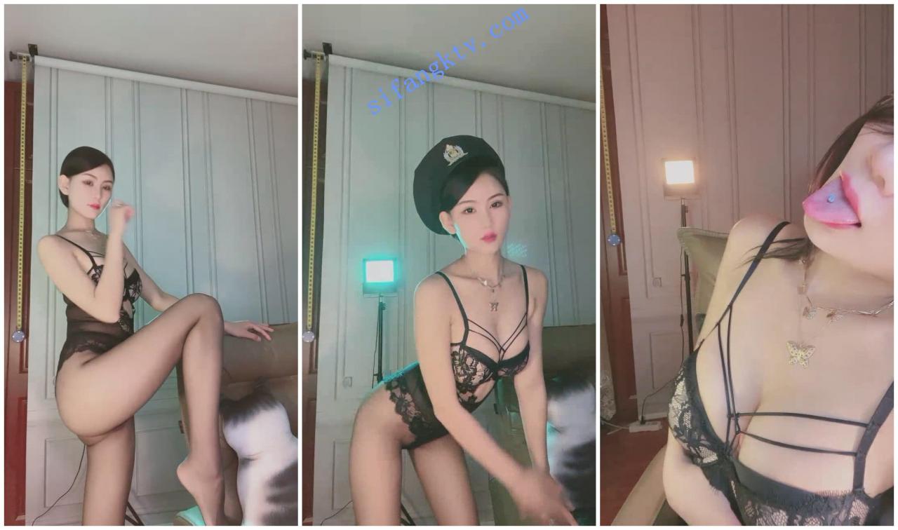 网红健身女神洛幽幽回归 汤沁浪 女神归来 黑丝丁字骚舞 图 13