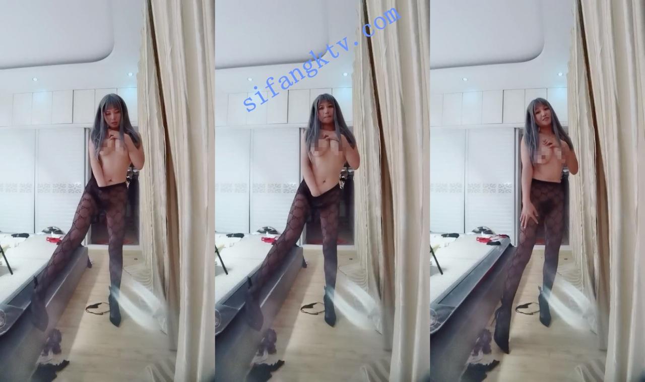 ♆ 一粒小纱子 巨乳女神情趣服装美腿丝袜道具自慰~狂插! 图 10