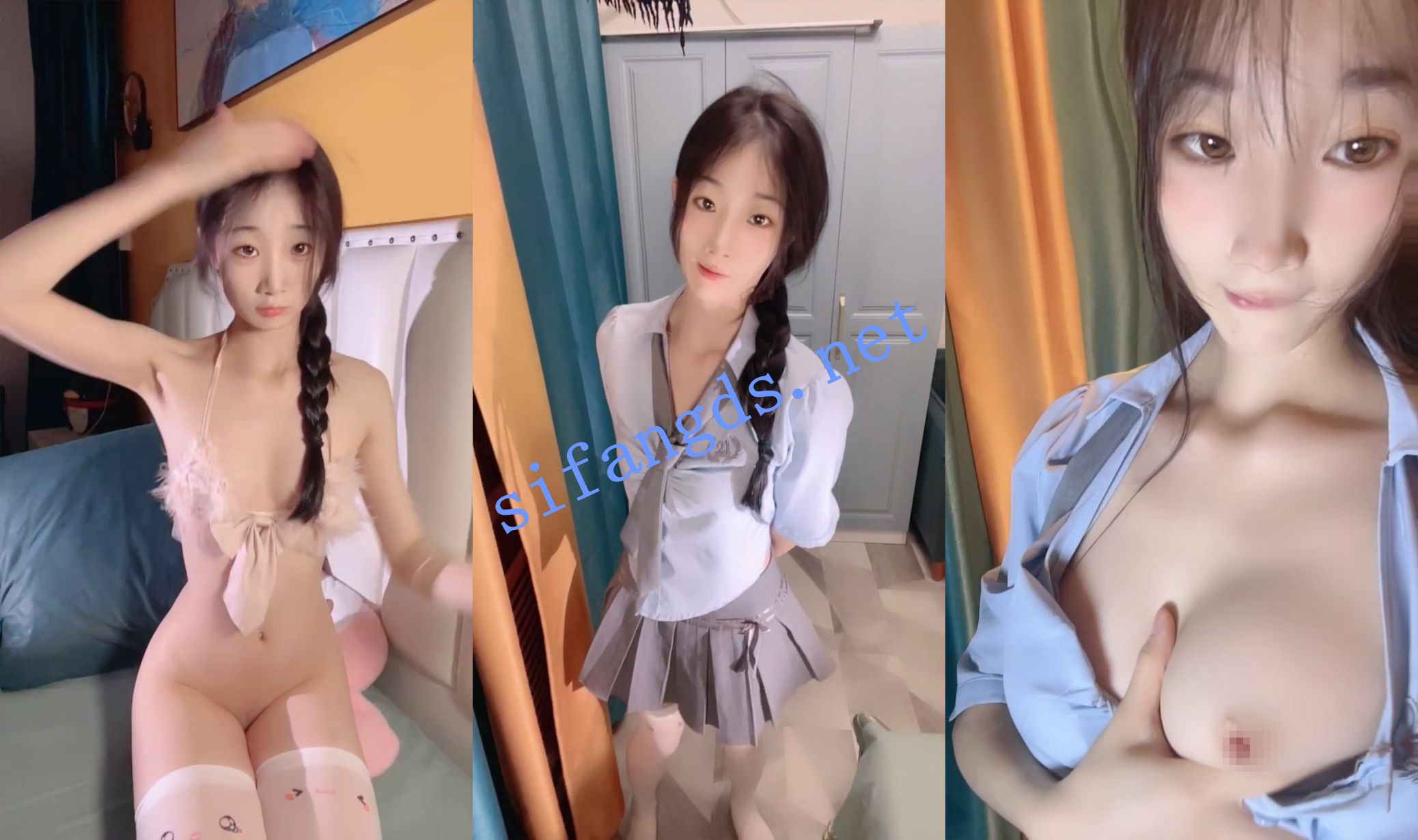 最美学妹~ 呆呆小羊儿 神仙颜值 嫩的掐出水~姨妈期全裸~ 图 11