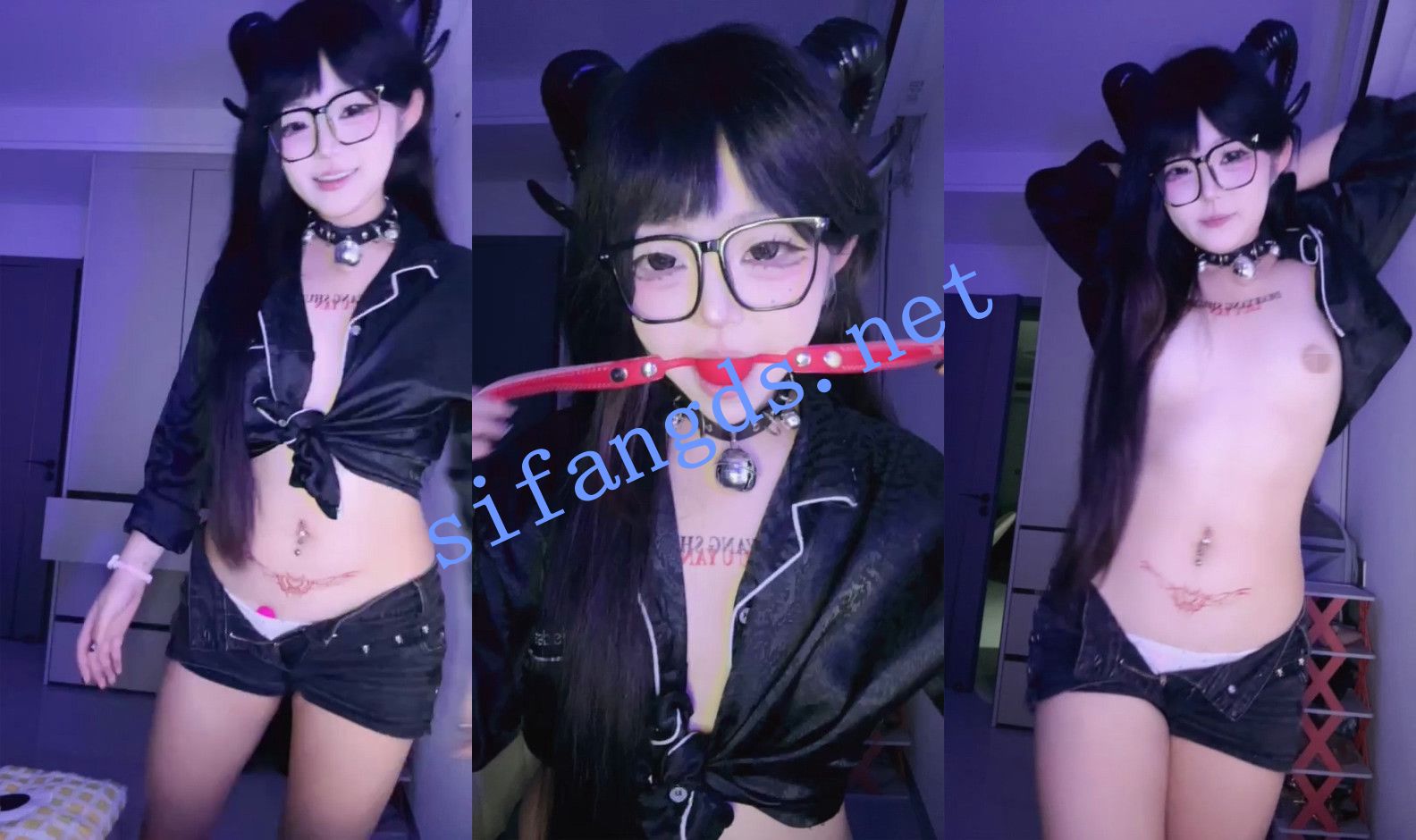 ⚡ 魅魔米米 性感魅魔~反差骚货~丰乳肥臀~双洞齐插喷水~ 图 12