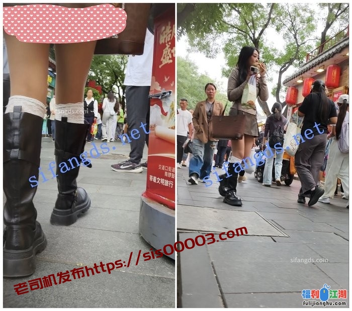 原创抄底蕾丝过膝靴肉丝美少女[某房原版]【1.52G】