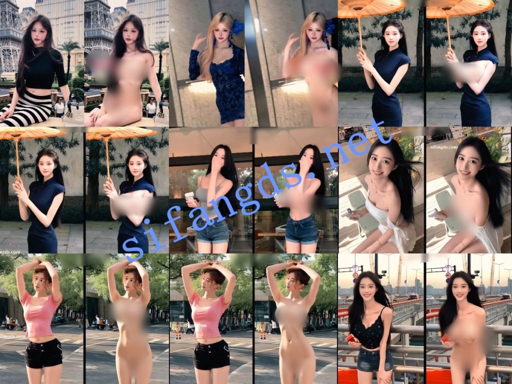 【AI重磅】抖音10位网红 大神制作 脱衣裸舞日常 超顶级02【10V】【2.22G】