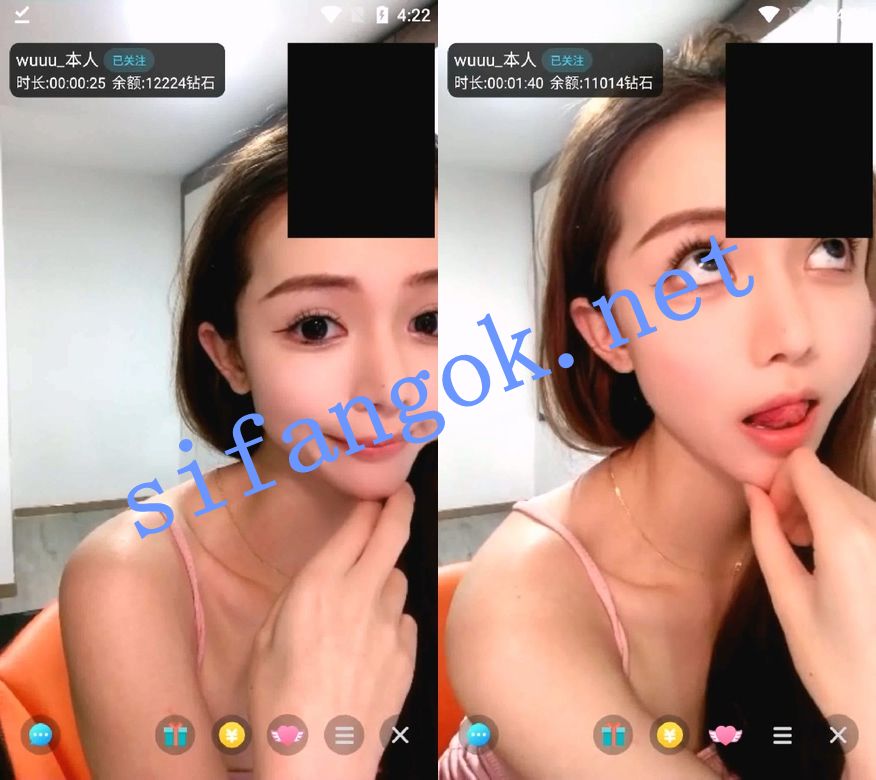 高价可黄1V1平台-极品可爱美女Wuuu舌诱口爆道具展示BB呼吸【4V】【594M】