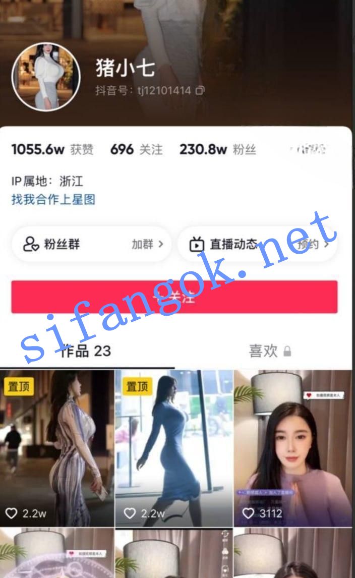 ✅抖音 猪小七 200万粉 木瓜巨乳 超大尺度合集 超长时间