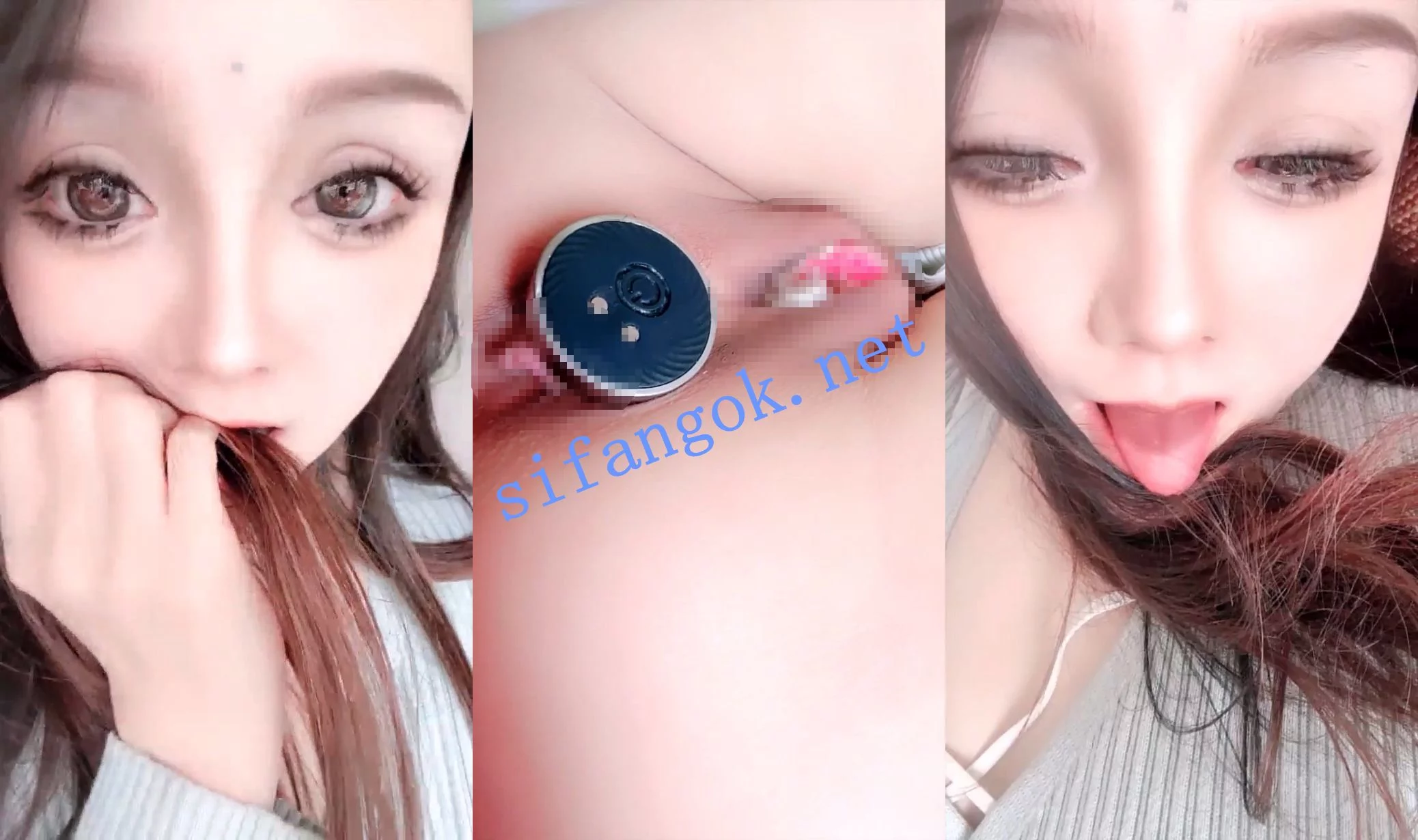 $非主流萝莉妹! 湿学生丫丫 溜光白虎逼~肛塞 跳蛋自慰 图 07