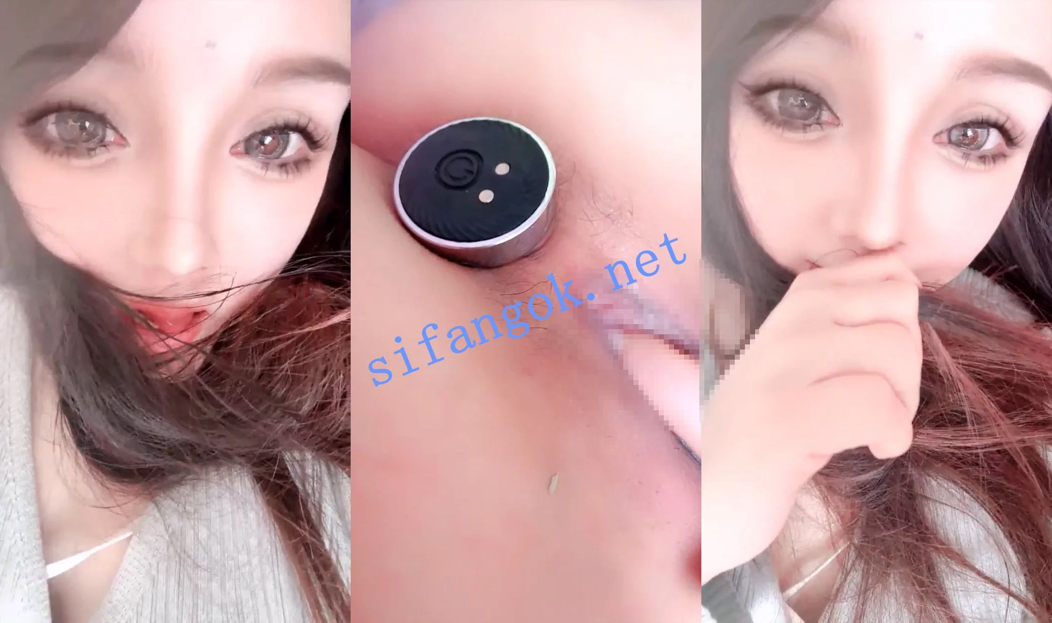$非主流萝莉妹! 湿学生丫丫 溜光白虎逼~肛塞 跳蛋自慰 图 03