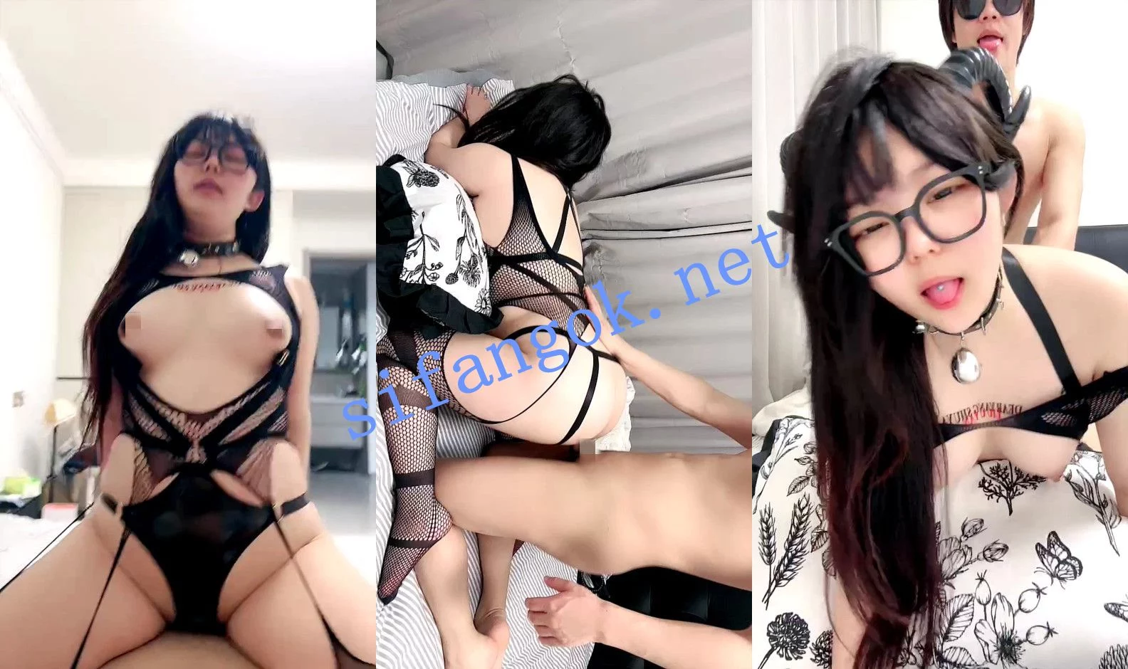 ⚡ 魅魔米米 极品肥臀眼镜小coser被操到喷水!射满一脸~ 图 16