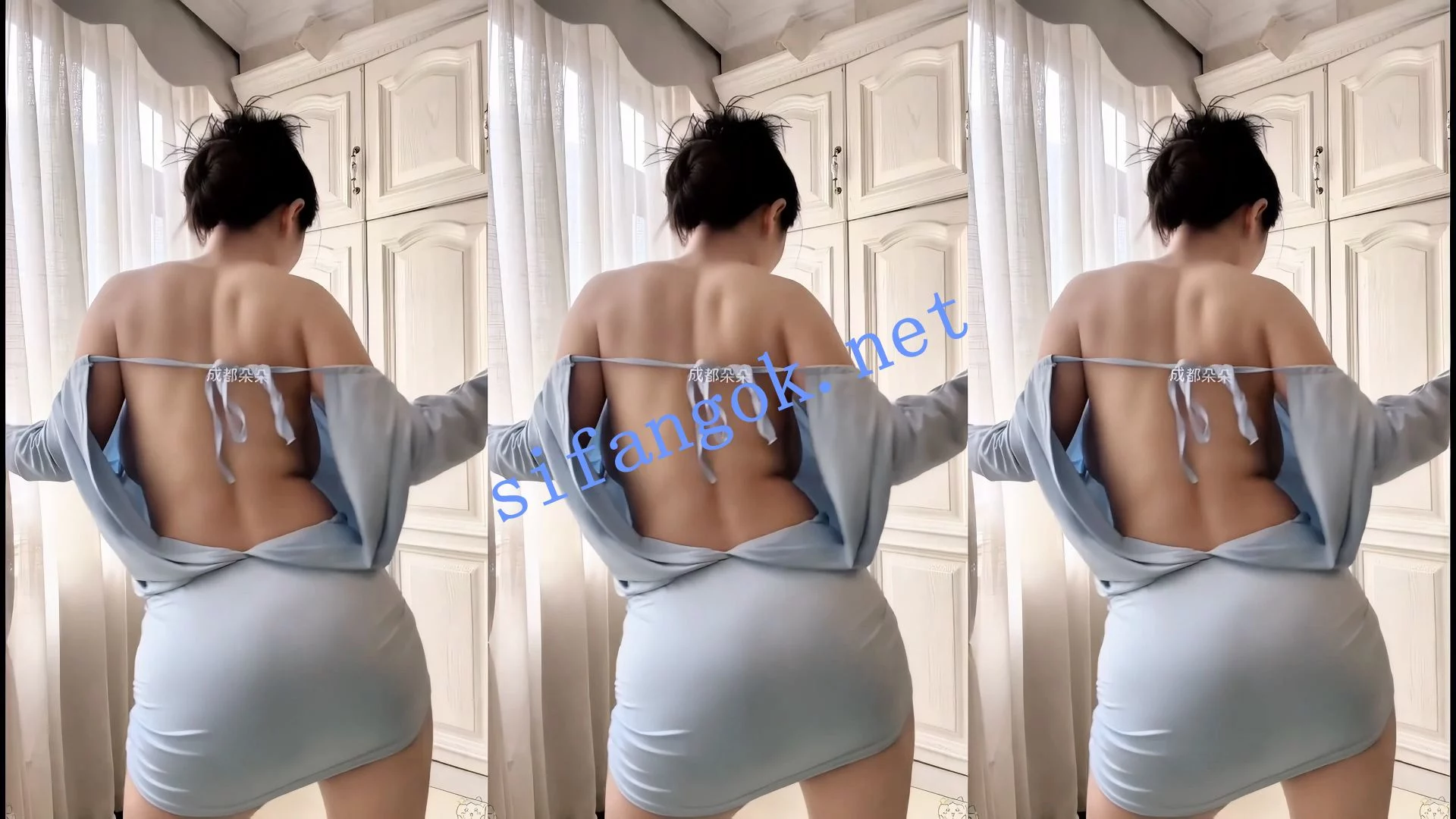 抖音 成都朵朵 80万粉丝网红主播,H杯巨乳真空诱惑 图 05