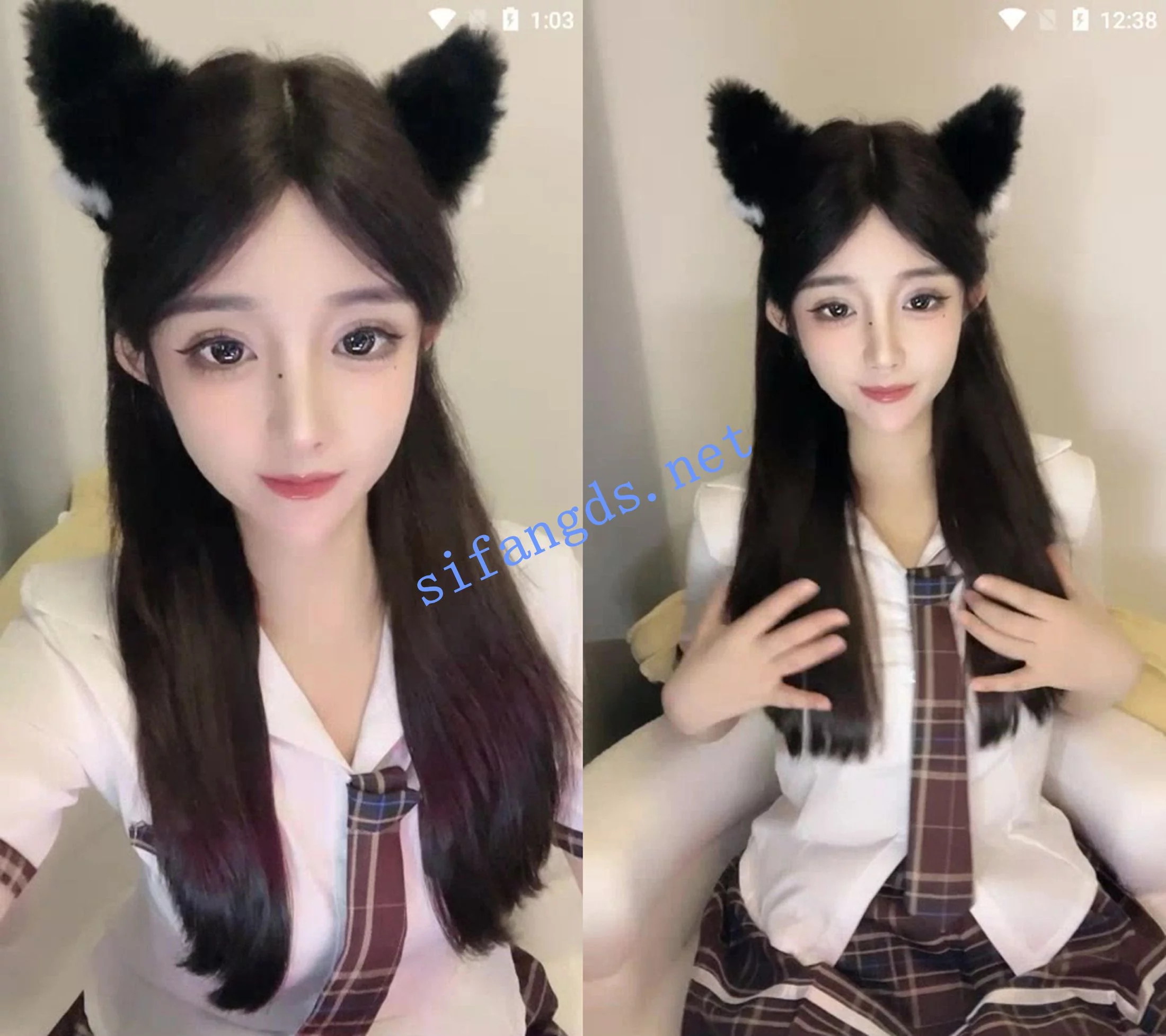 ██新人驾到! 小包包 漂亮,漂亮,JK制服装,收费大秀 图 02