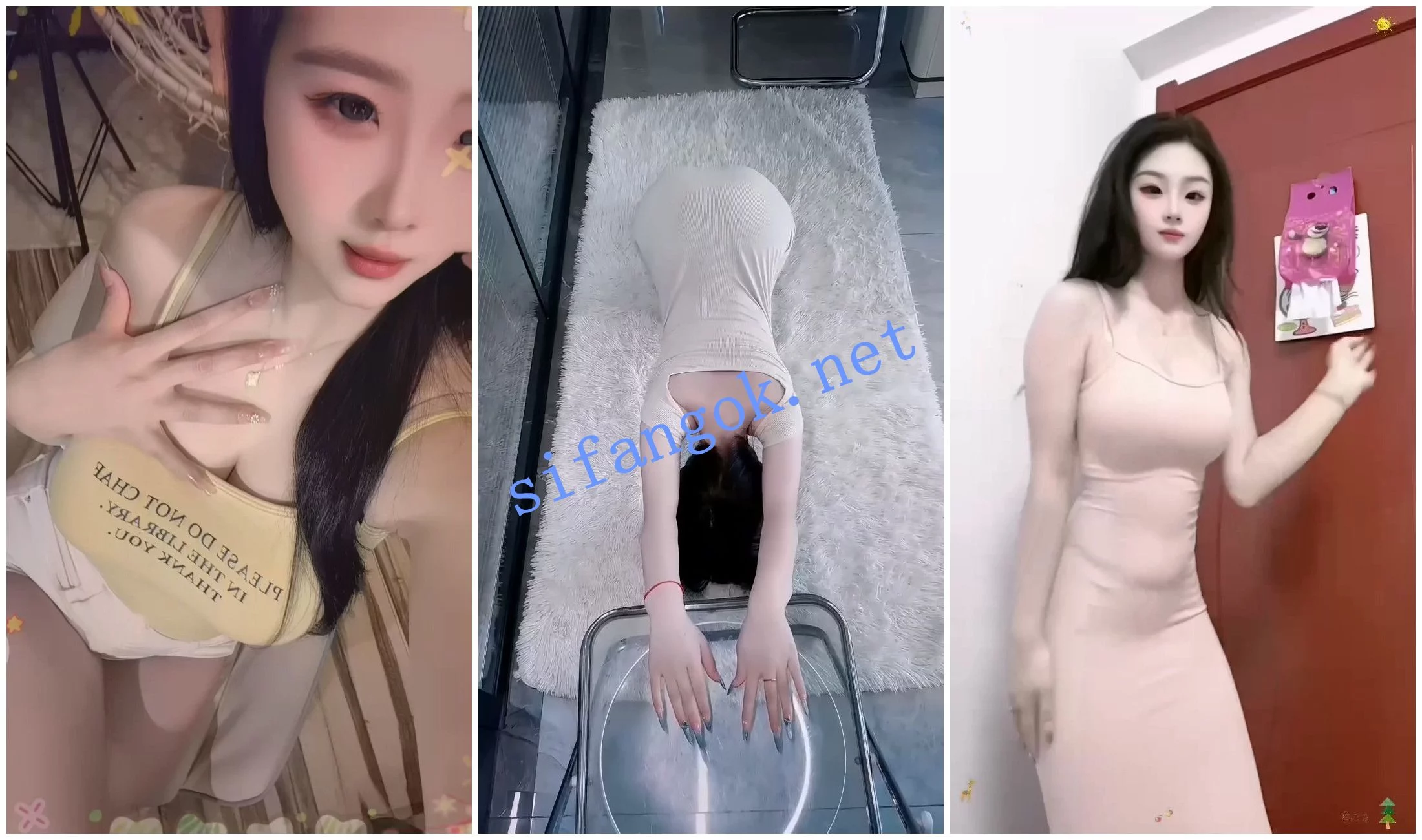 快手福利 大奶骚妹 小米兜 抖奶骚舞 图 03
